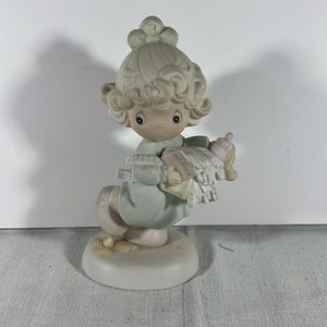 Lord Help Me Stick to My Job VTG Precious Moments Figurine